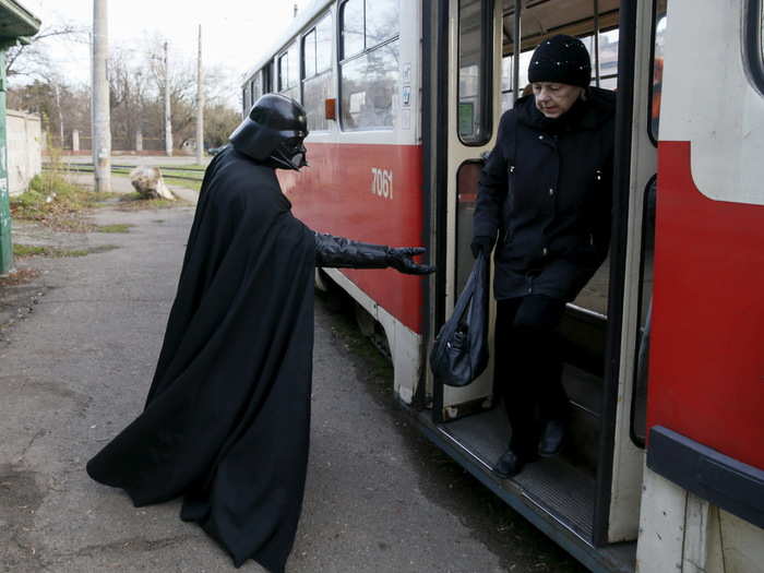 Vader lives in Odessa, Ukraine.