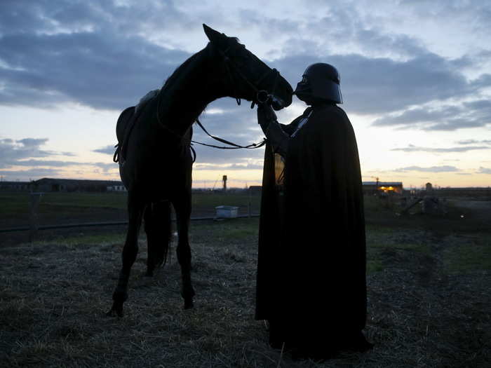 "One plan is to oust [Prime Minister Arseny] Yatseniuk and put me, Darth Vader, on the throne as prime minister," Vader told Reuters.