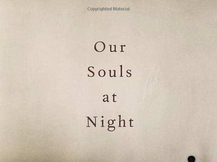 “Our Souls at Night” by Kent Haruf