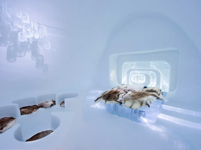 The "Love Capsule" room by Luc Voi sin and Mathieu Brison captures the groovy energy of the 