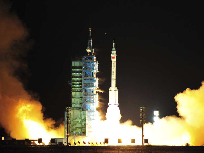 Unlike NASA, whose astronauts have to hitch rides into space from Russia, China has the rocket power to launch its own space travelers.