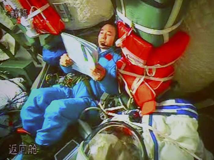 The Shenzhou spacecraft are all designed to float about 213 miles above Earth — just a few miles below the International Space Station. Taikonauts usually only spend a few weeks at a time in orbit.