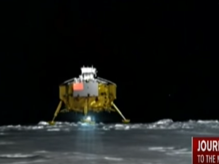 The mission marked the first soft landing of a probe on the moon in almost 40 years.