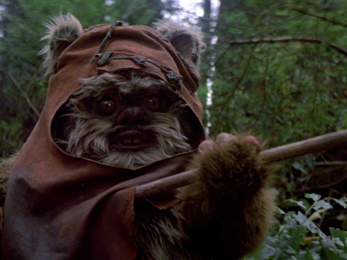 Yes, these cuddly-wuddly warmongering Ewoks.