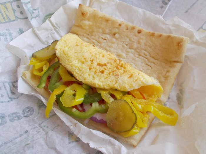 Subway — Egg and Cheese Sandwich — 360 calories