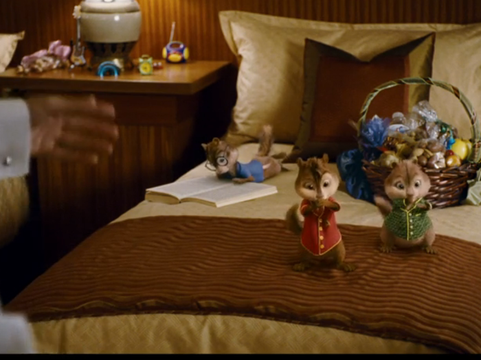 "Alvin and the Chipmunks: Chipwrecked" then opened in 2011.