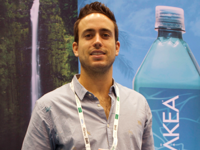 Ryan Emmons, founder and CEO of Waiakea Hawaiian Volcanic Water, plans to surf and give up red meat.