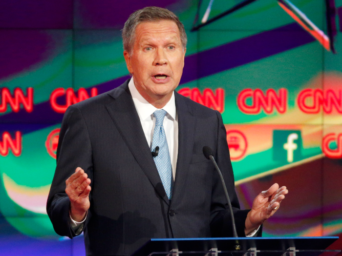 11. John Kasich, Republican, Ohio governor