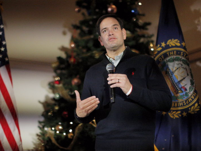 4. Marco Rubio, Republican, senator from Florida