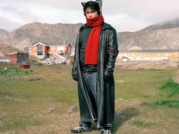 Pavia Ludvigsen is certainly an interesting figure, walking around Sisimiut, Greenland, in his full-length leather coat and cat ear headphones. Sisimiut is 25 miles north of the Arctic Circle and has a population of only 5,598 people, which still makes it the second-most populous town in Greenland.