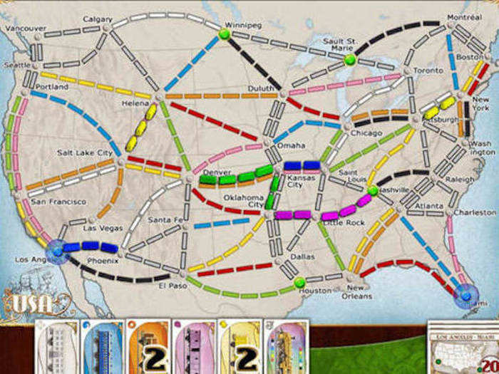 Ticket to Ride: The popular train-building board game is just as fun on mobile. Like the tabletop game, players draw cards as they build railroads that criss-cross the country. The pocket version allows you to play against computers or you can pass the phone around your circle of friends.