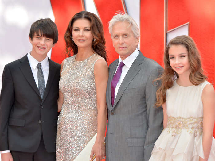 Catherine Zeta Jones and Michael Douglas