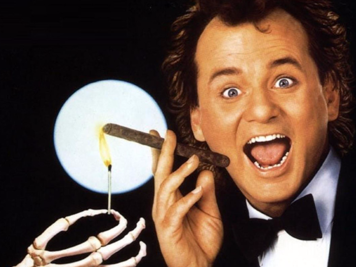 5. Bill Murray is his vintage wickedly sarcastic self in "Scrooged," a 1980s retelling of "A Christmas Carol" with Murray playing a TV executive who is haunted by three spirits on Christmas Eve. In the cult hit, Murray isn