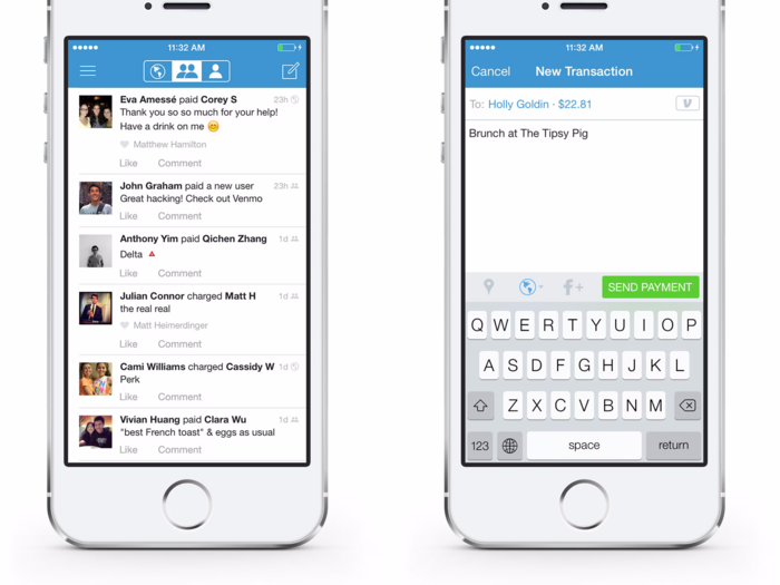 Venmo makes it easy to send someone money from your back account.