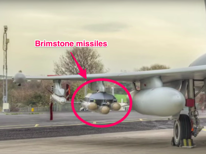 The Tornado will carry Brimstone missiles that are capable of hitting fast-moving targets such as cars with great accuracy. They are reputed to be better than the air-to-ground missiles being used by the other countries currently fighting ISIS.