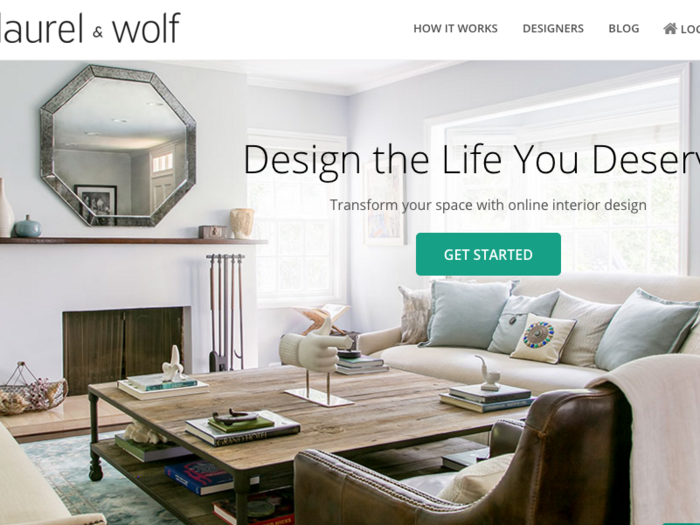 Laurel and Wolf: online interior design