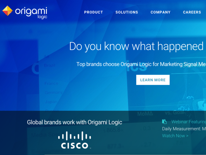 Origami Logic: organizing a deluge of marketing automation info
