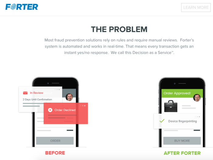 Forter: automated online fraud protection