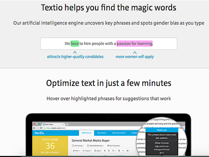 Textio: letting smart computers analyze your job ads