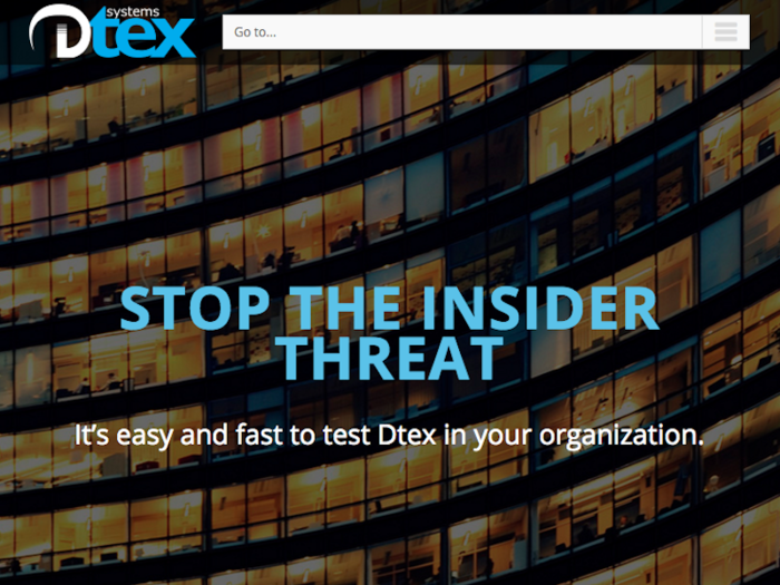 Dtex Systems: protects against employee insiders wishing to do harm