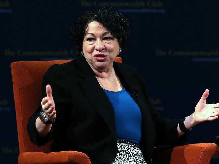 Sonia Sotomayor, associate justice of the Supreme Court of the United States, earned her law degree in 1979.