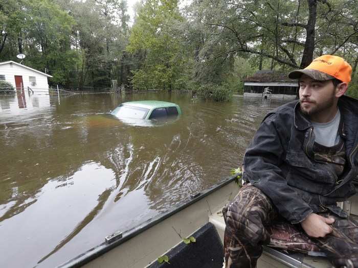 Hardest hit from relentless rains in October was South Carolina, where at least 19 people died from flash floods. After the giant storm complex swept across the southeastern states, the rains traveled up the Atlantic coast.