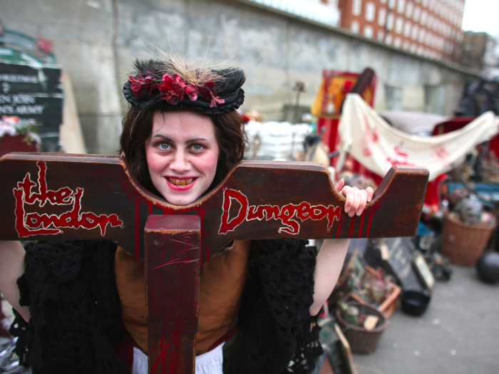 6. London Dungeon actor – £30,000