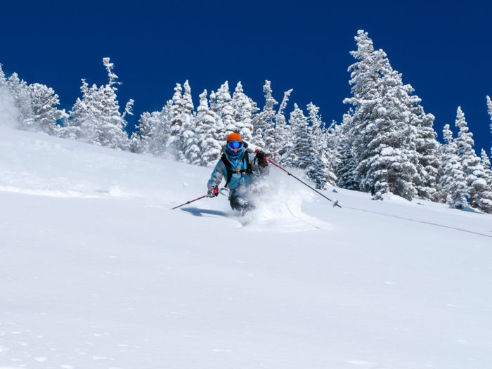 Slice through the powder at Utah