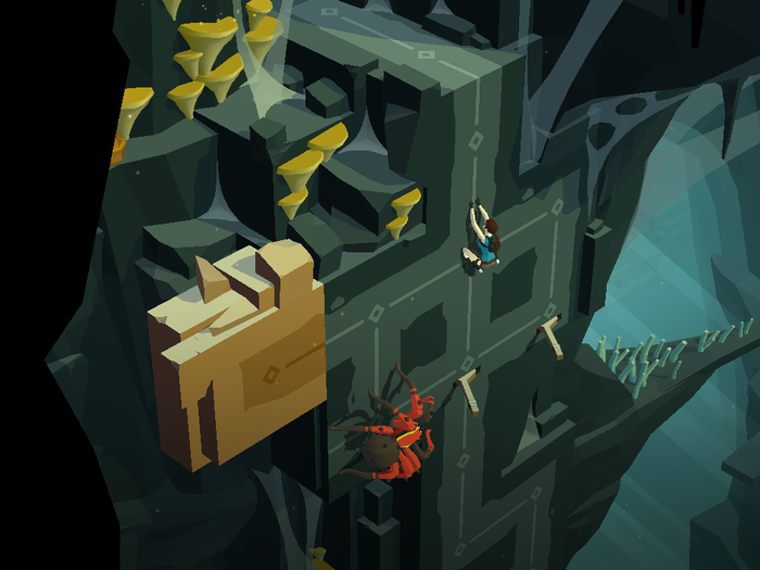 Lara Croft Go is an amazing mobile game.