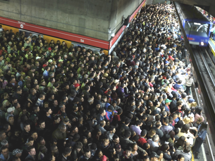 Despite a population of 20 million, São Paulo