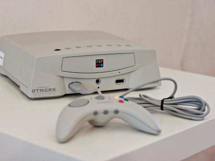 ...to video game consoles, like the Apple Pippin...