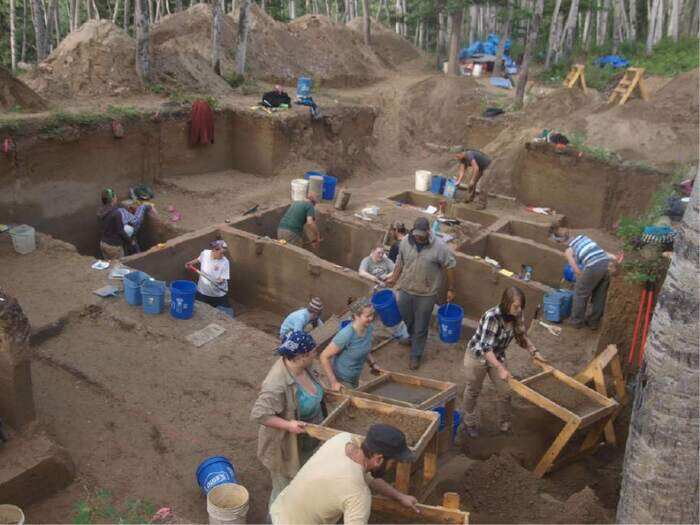 Evidence of the earliest humans to set foot in North America.