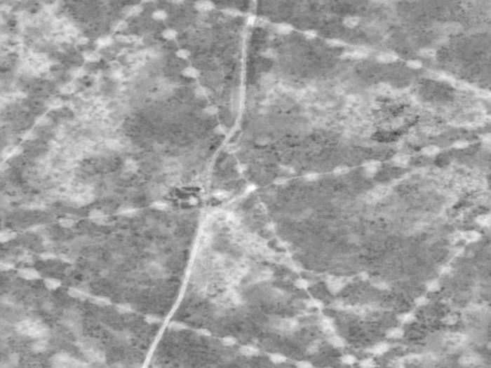 Massive earthworks visible from space.