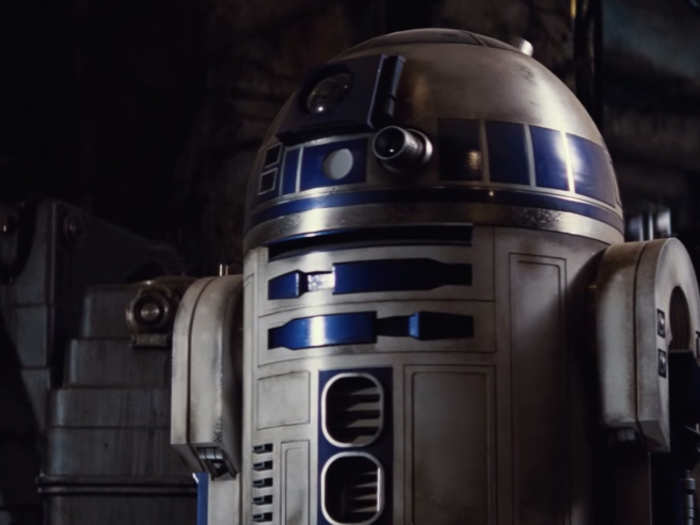 Why was R2-D2 in low power mode and why did he conveniently awake at the end of the movie?