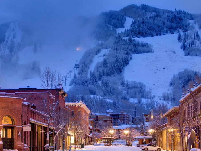 12. Aspen Mountain — referred to by local riders as Ajax — is legendary for its steep, bumpy terrain with drops straight into the town of Aspen. The mountain is small with just 675 skiable acres, but its 4,406 foot vertical drop is second to none.