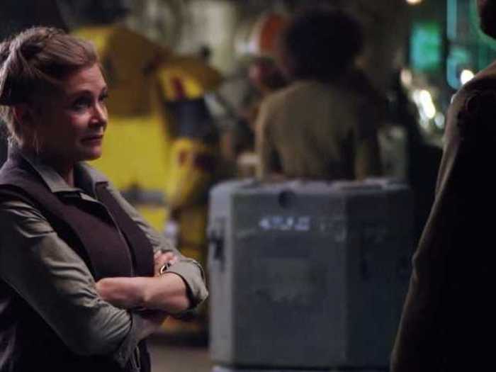 10. General Leia (Carrie Fisher)