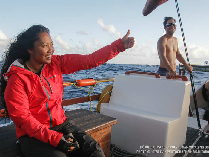 Some 350 people are trained to sail the Hokule