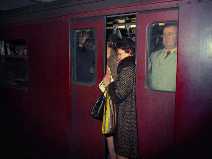 Even in 1970 the subway station was a mess.