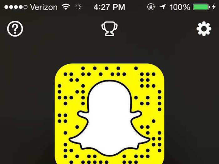 You can see your Snapchat score, the total number of snaps you