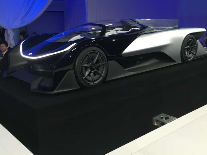 As for the concept car itself, the body is made of carbon fiber and other light weight composite materials.