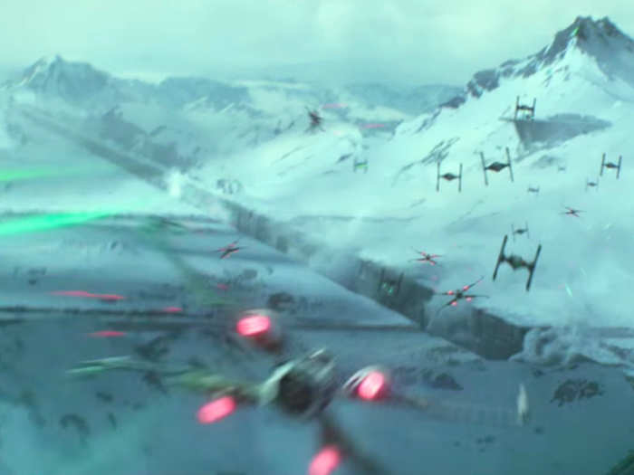 Starkiller Base was filmed in...