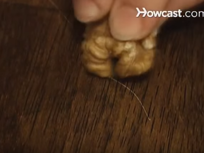 How to remove furniture scuffs with a walnut