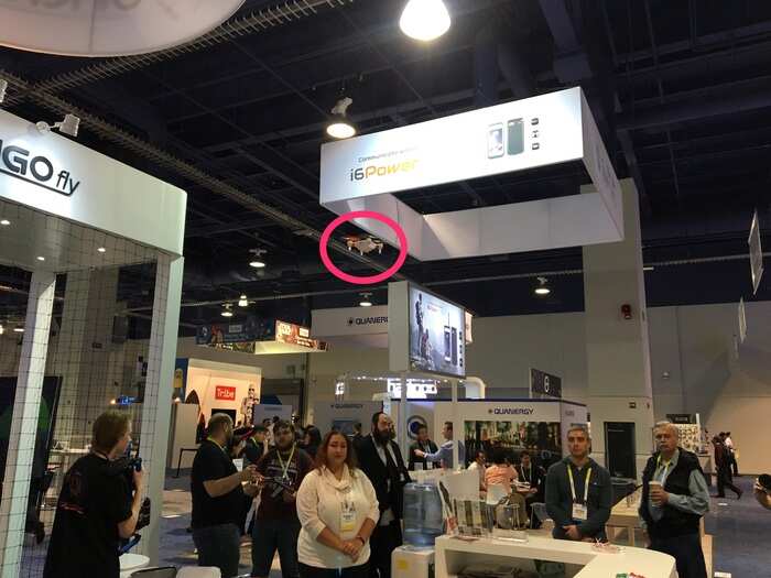 This tiny drone fits in the palm of your hand and follows you around