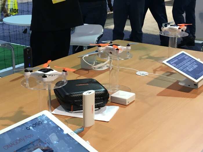 This tiny drone fits in the palm of your hand and follows you around