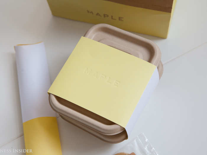 A coworker and I each ordered a different meal. One lunch was delivered three minutes after the end of the delivery window; the other, six minutes after. But given that we tried Maple the first week of its expansion into a new delivery zone, we think they