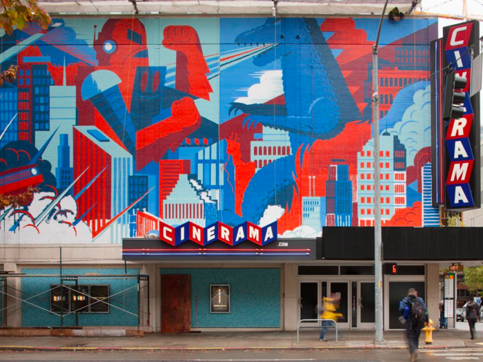 When he heard his favorite Seattle movie theater was going to be demolished, he decided to buy it. His development company, Vulcan, refurbished the Cinerama with state-of-the-art Dolby sound and projection systems, including the world
