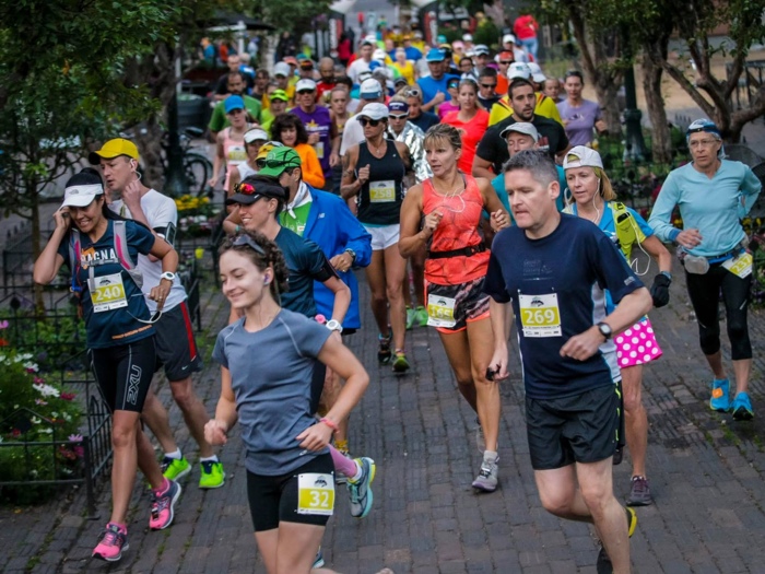 Races have a wide range of entry fees, depending on the distance, where you