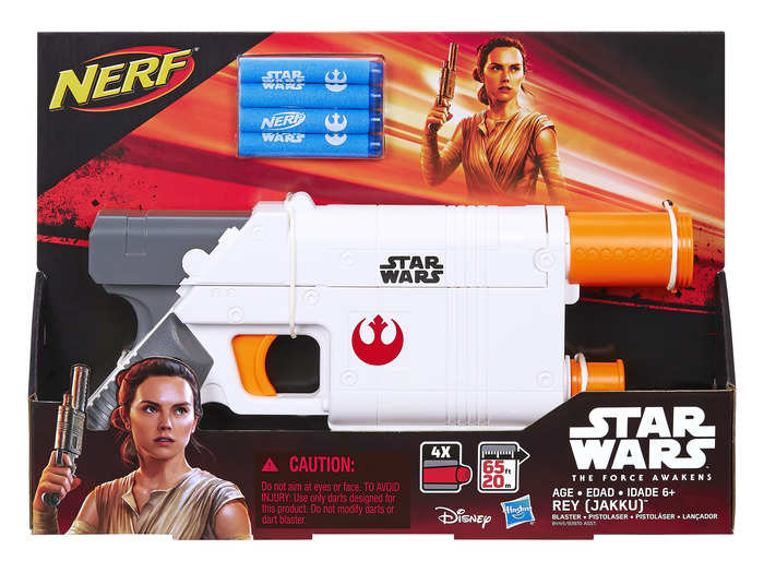 Nerf is releasing a Rey blaster. It will pair nicely with Nerf