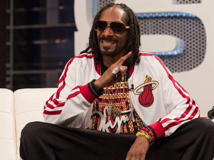 6. Snoop Dogg DBI 82.9. Another unlikely candidate in the top 10, but the rapper has softened his gangster image somewhat in recent years, thanks to a number of TV appearances and endorsement deals. Notably, Adidas hired Snoop Dogg as its "director of football development" in 2015.