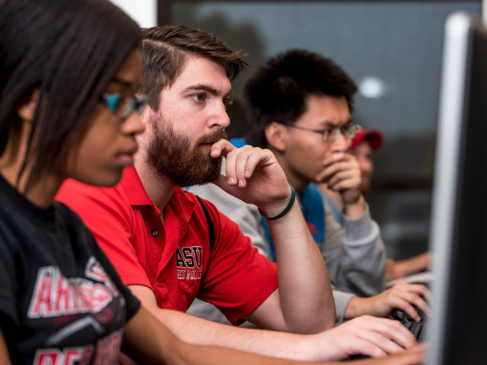 (TIE) 10. Arkansas State University